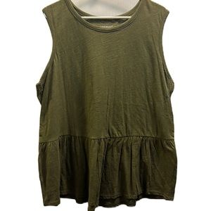 Lane Bryant sleeveless baby doll tank top. Size 18/20